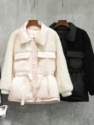 Jacket with cotton trim
