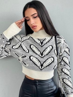 Slim fit long sleeve sweater