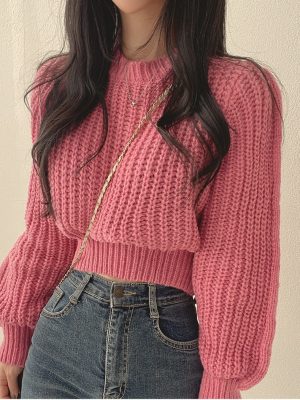 Cropped sweater