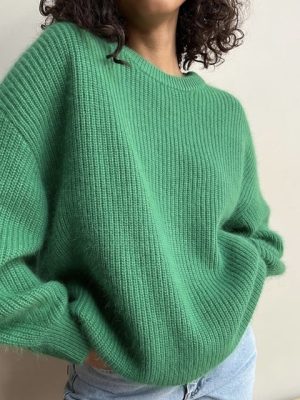 Warm knitted sweater